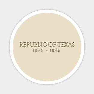 Republic of Texas Magnet